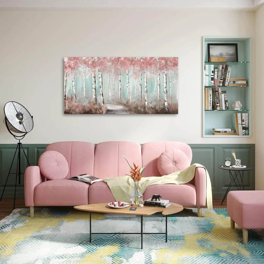 Wall Art Room Pink Tree Wall Decor