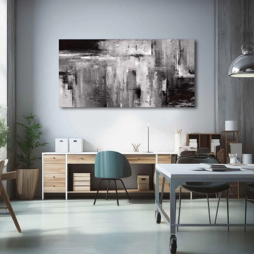 Black Abstract Wall Art