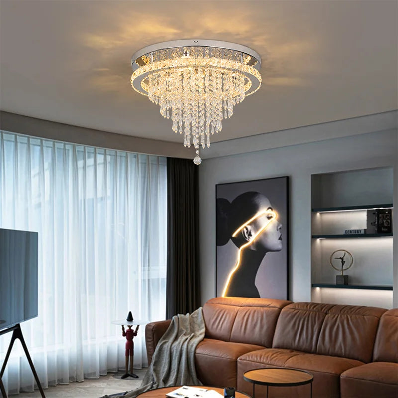 Luxury Crystal Modern LED Ceiling Chandelier