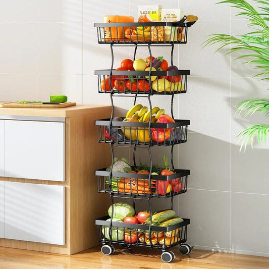 4/5 Tier Fruit Basket for Kitchen