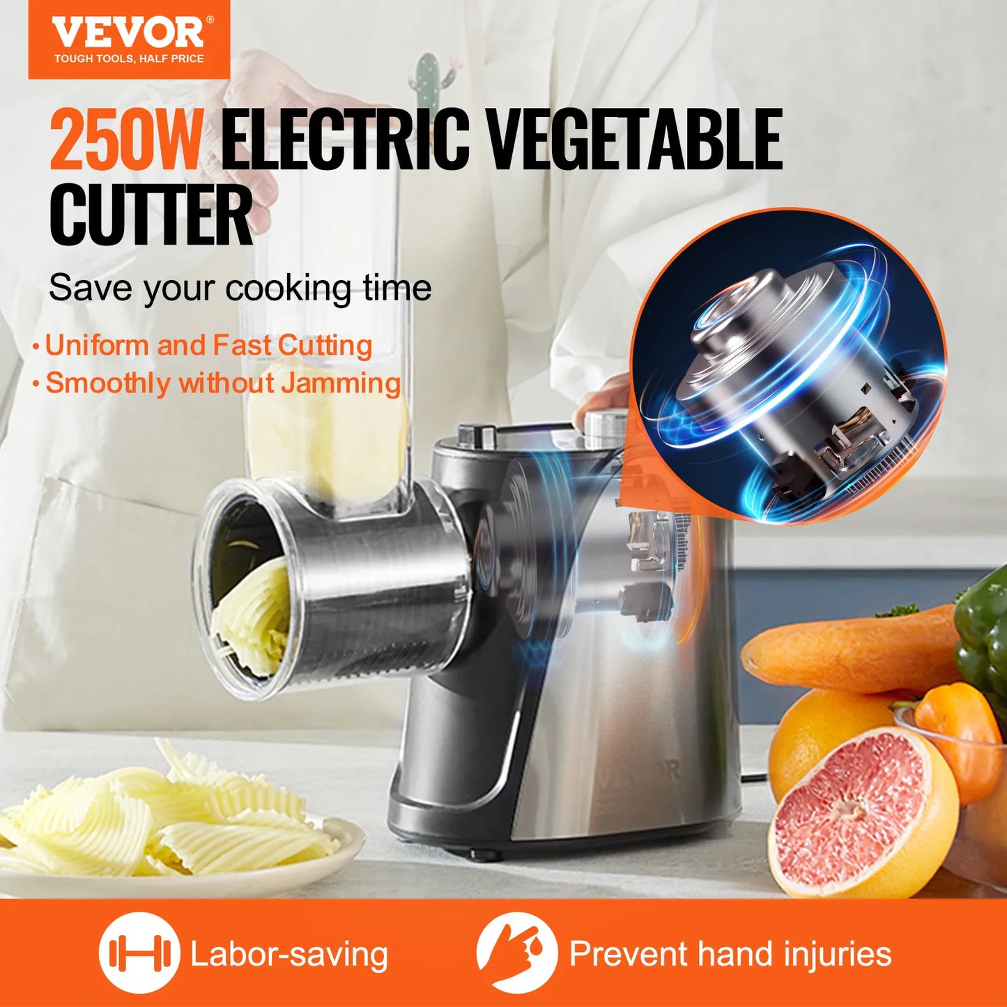 Electric Cheese Grater Salad Maker