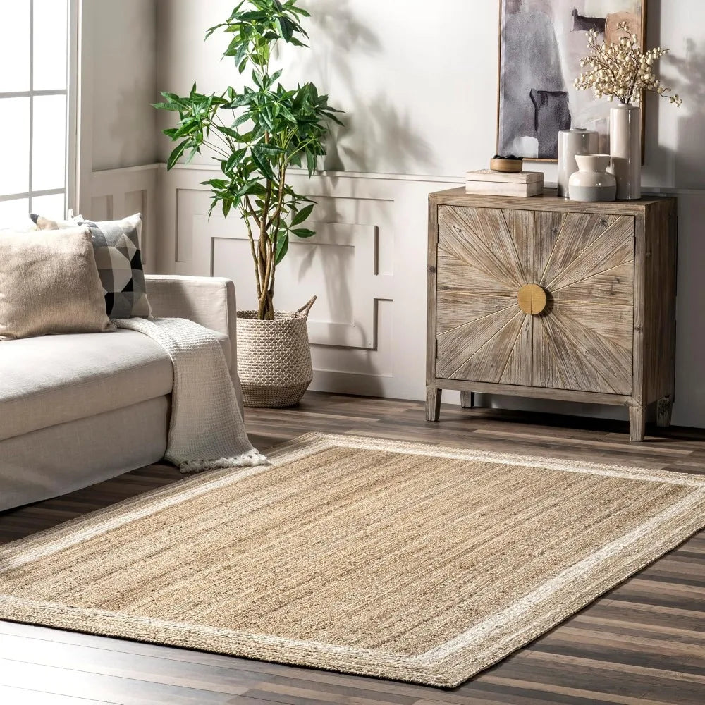 Braided Jute Area Rug