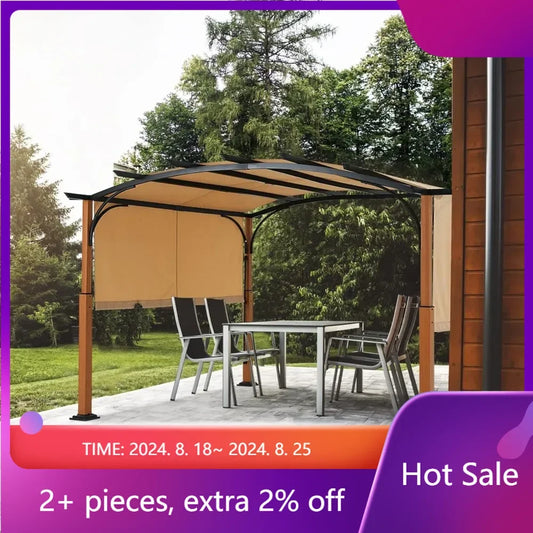 10' X 12' Outdoor Retractable Pergola