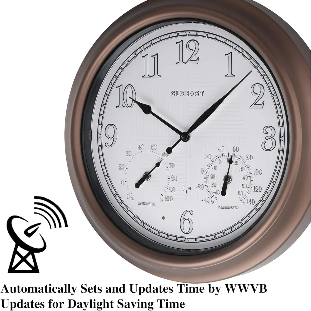 Illuminated Outdoor Indoor  Wall Clock