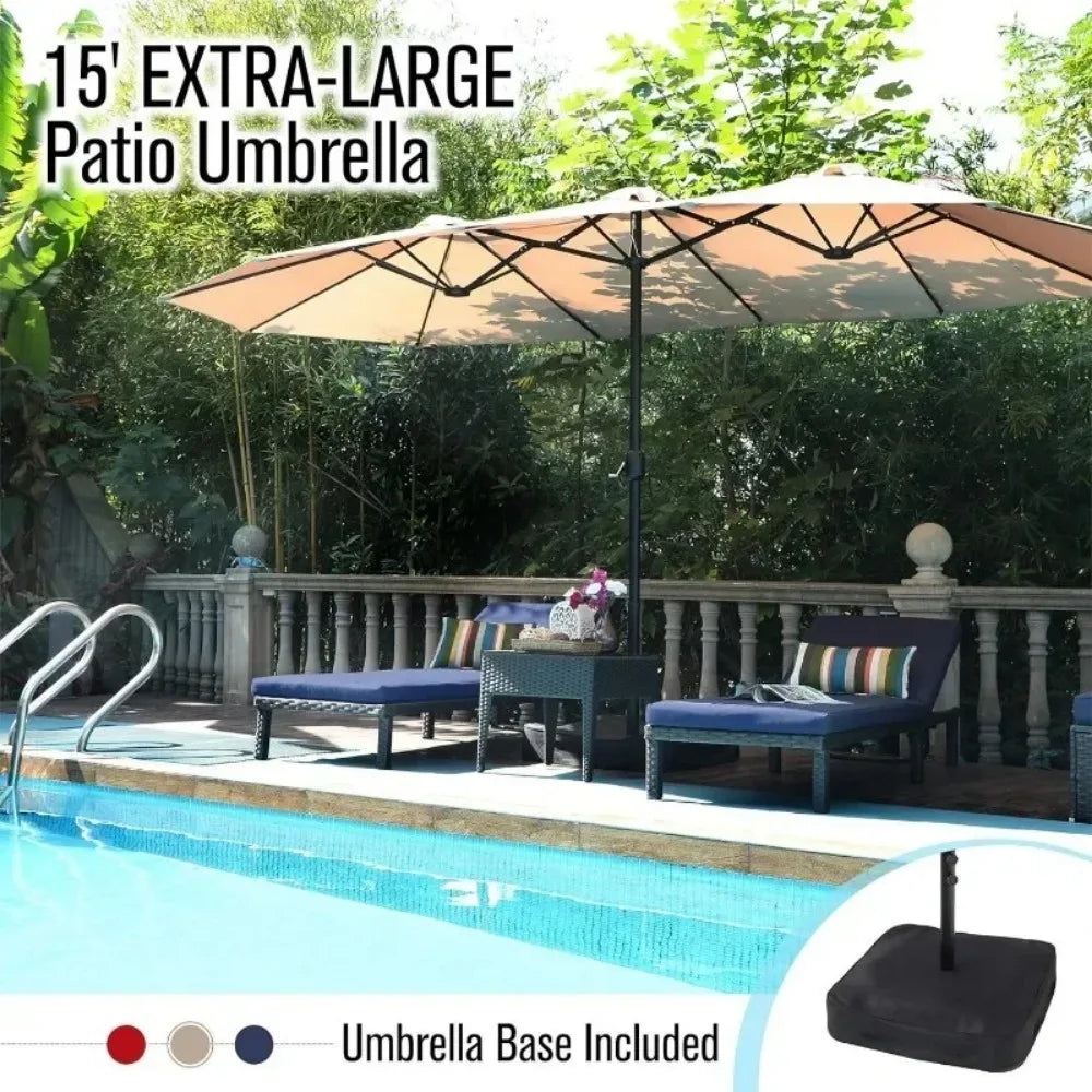 15ft Large Patio Umbrella