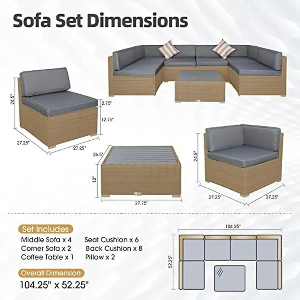 Outdoor Patio Furniture Set