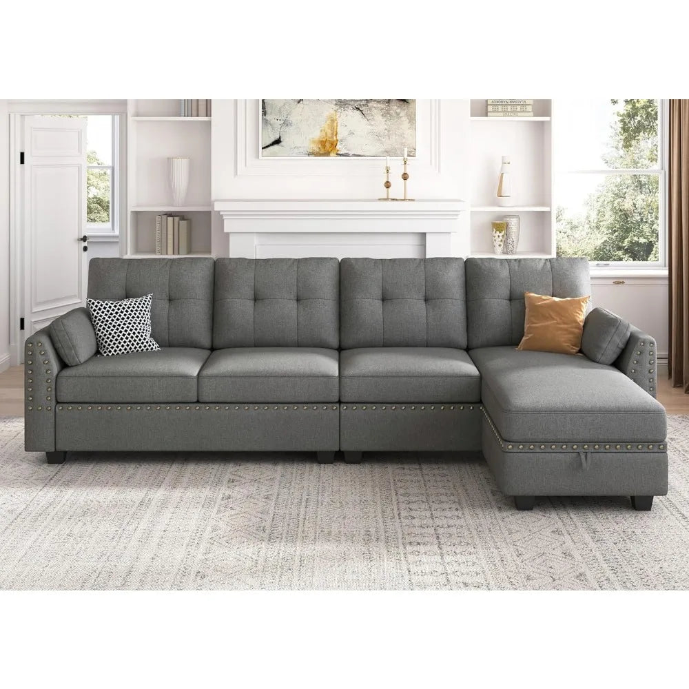 Reversible Sectional Sofa L-Shape Sofa