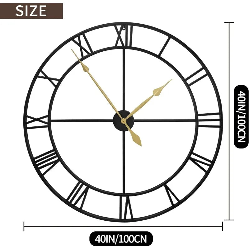 Large Modern Wall Clock