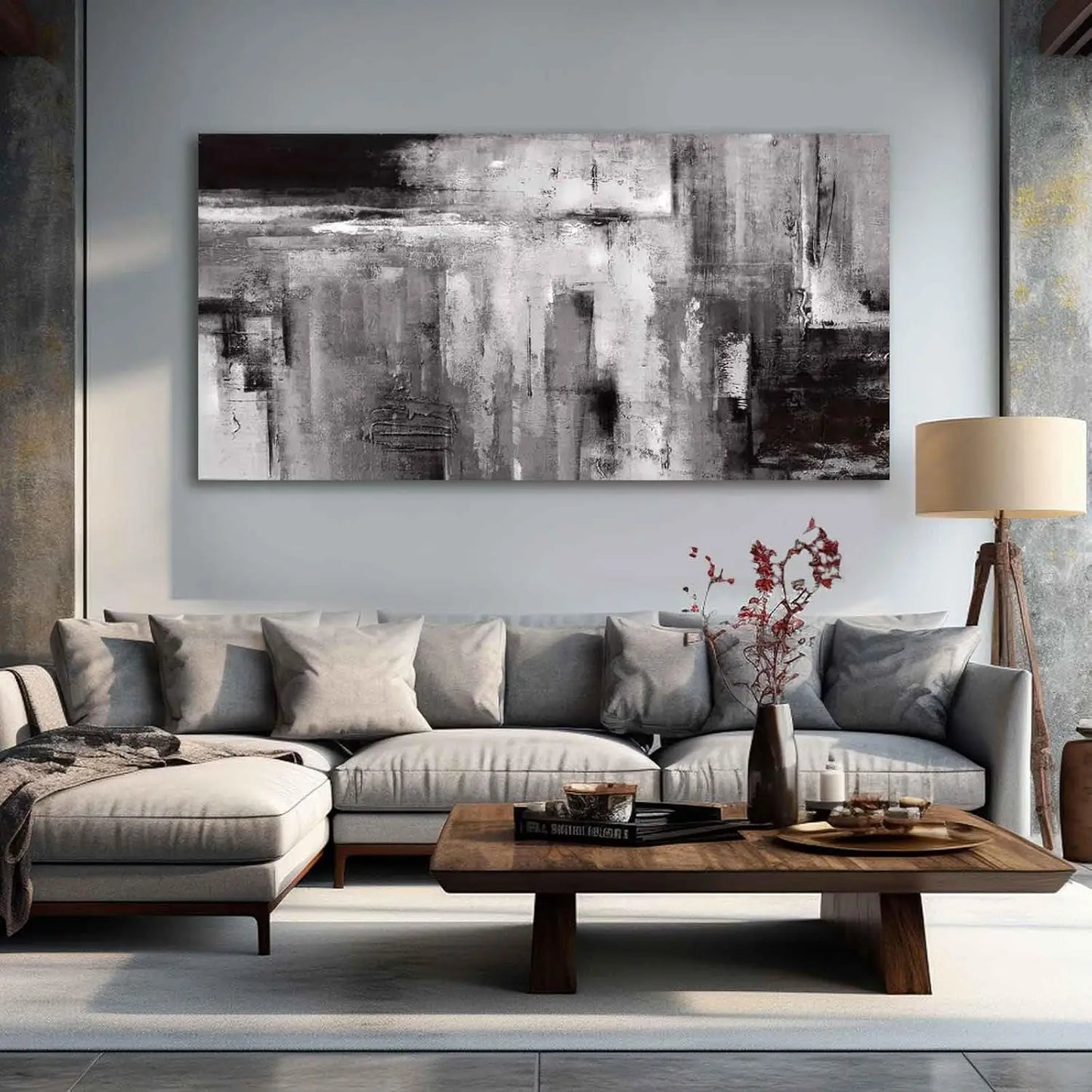 Black Abstract Wall Art