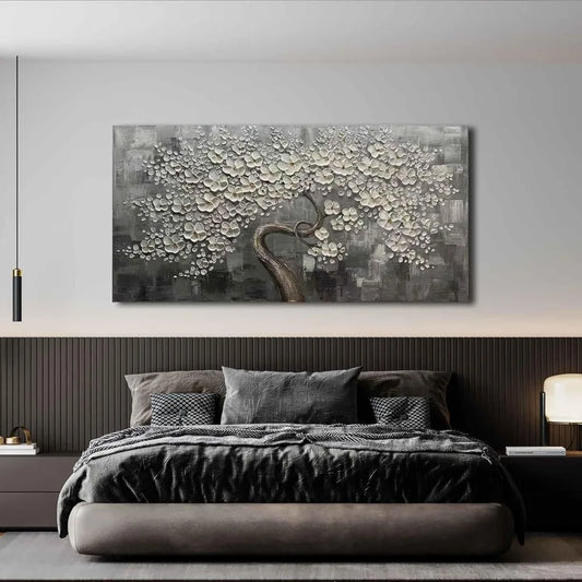 Flower Tree Wall Art Painting