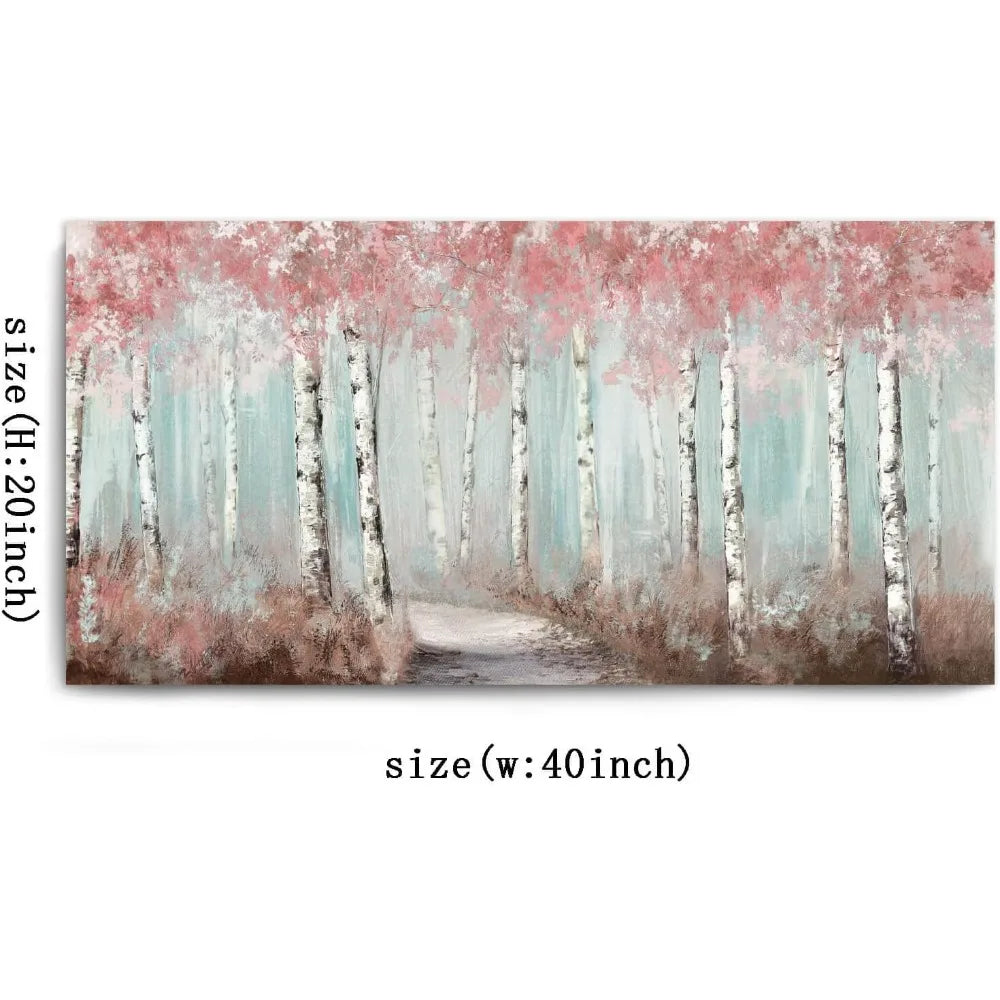 Wall Art Room Pink Tree Wall Decor