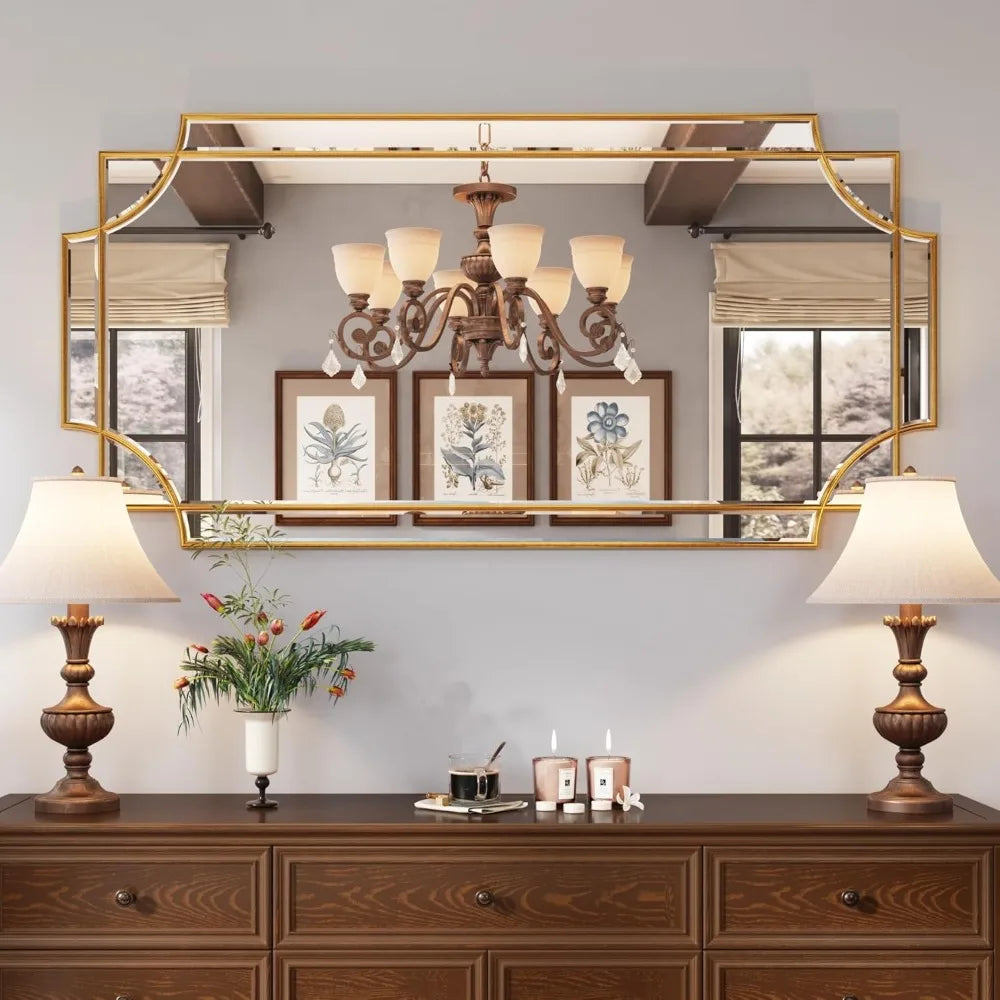 Large Gold Mirror for Wall