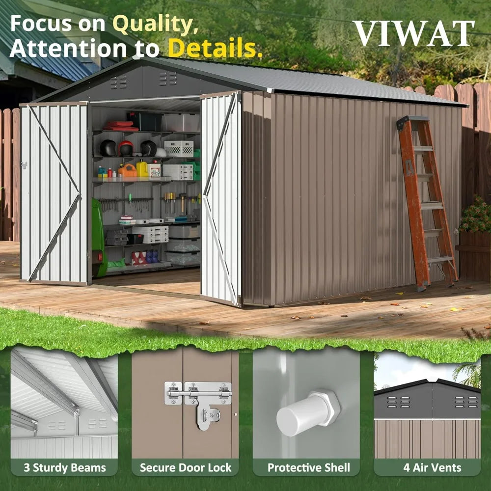 10x10 FT Outdoor Storage Shed