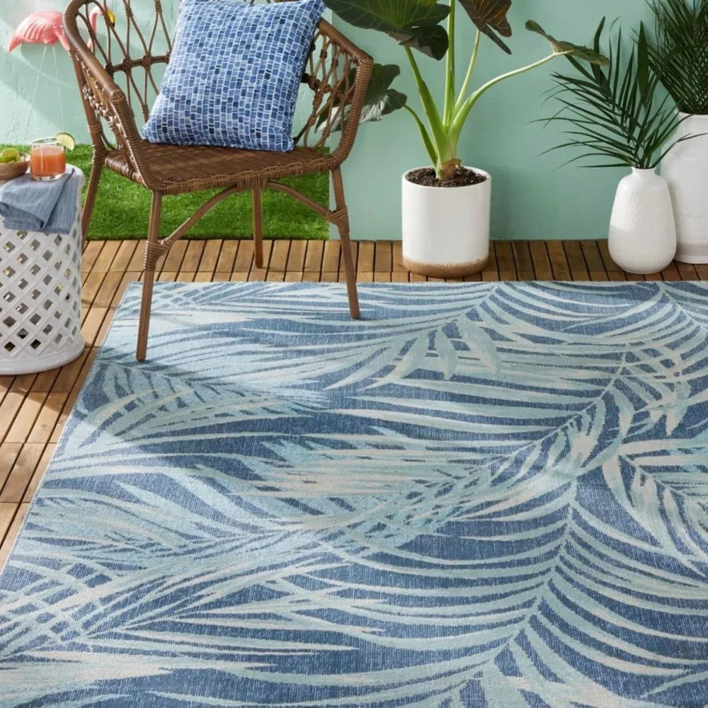 Coastal Indoor and Outdoor Area Rug