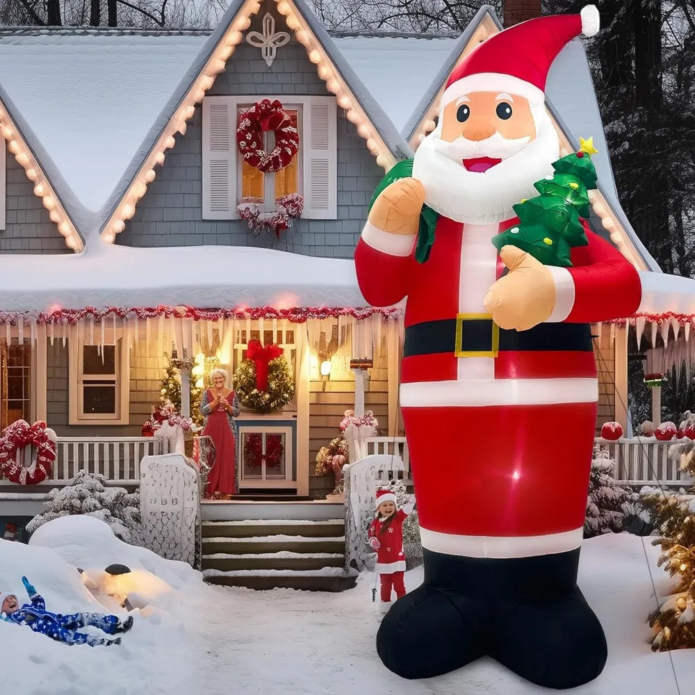 14FT Giant Christmas Inflatables Santa Claus