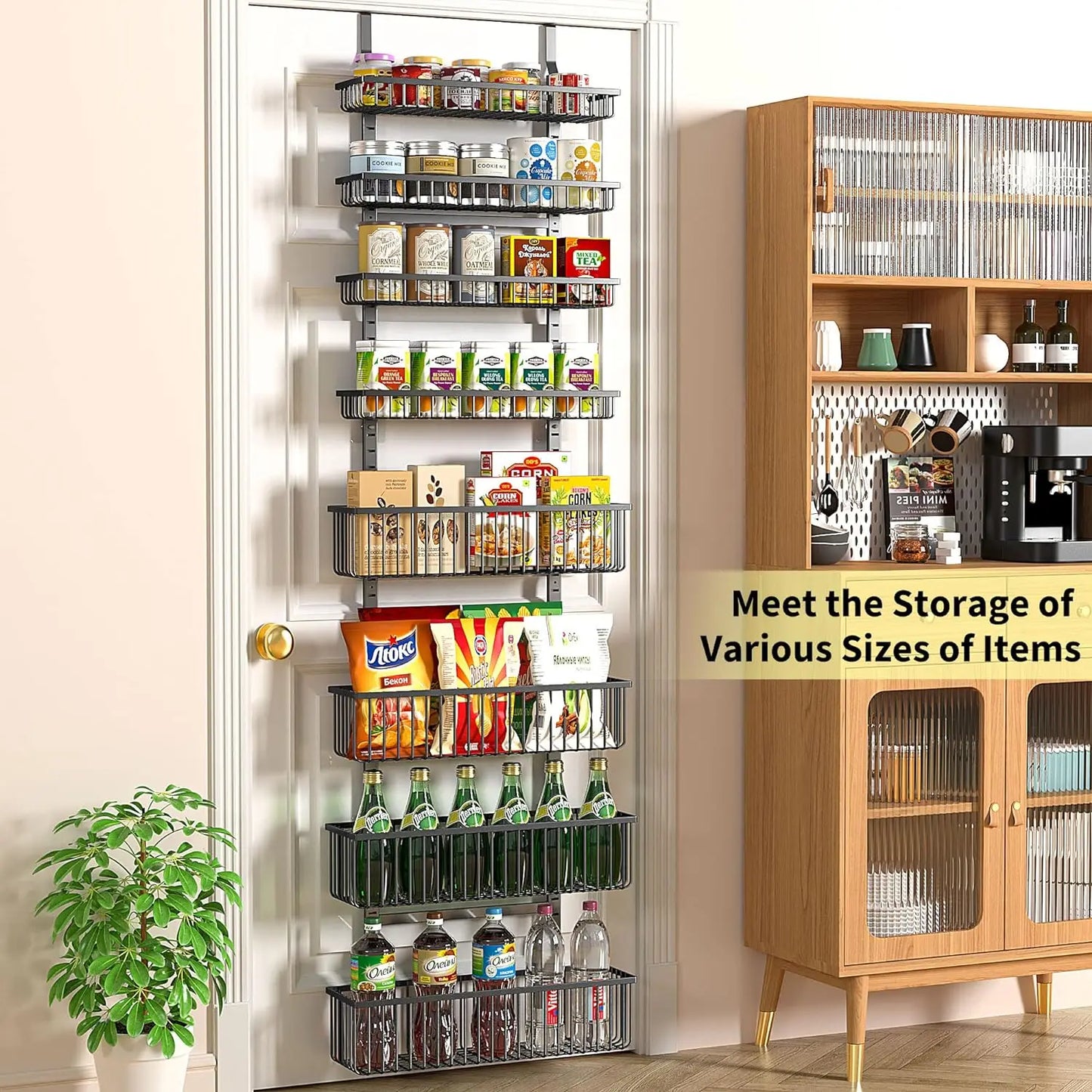 8-Tier Over The Door Pantry Organizer