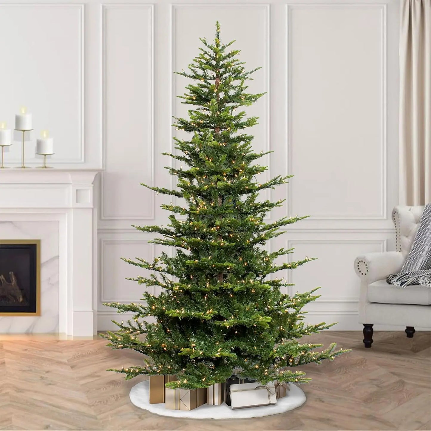 Pre-Lit Aspen Fir Artificial Christmas Tree