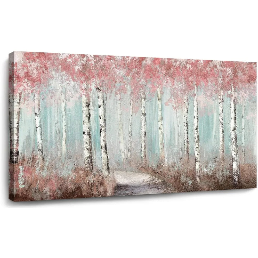 Wall Art Room Pink Tree Wall Decor