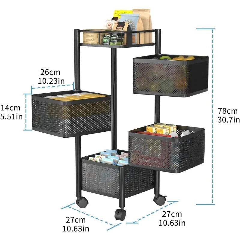 Rotating Storage Rack