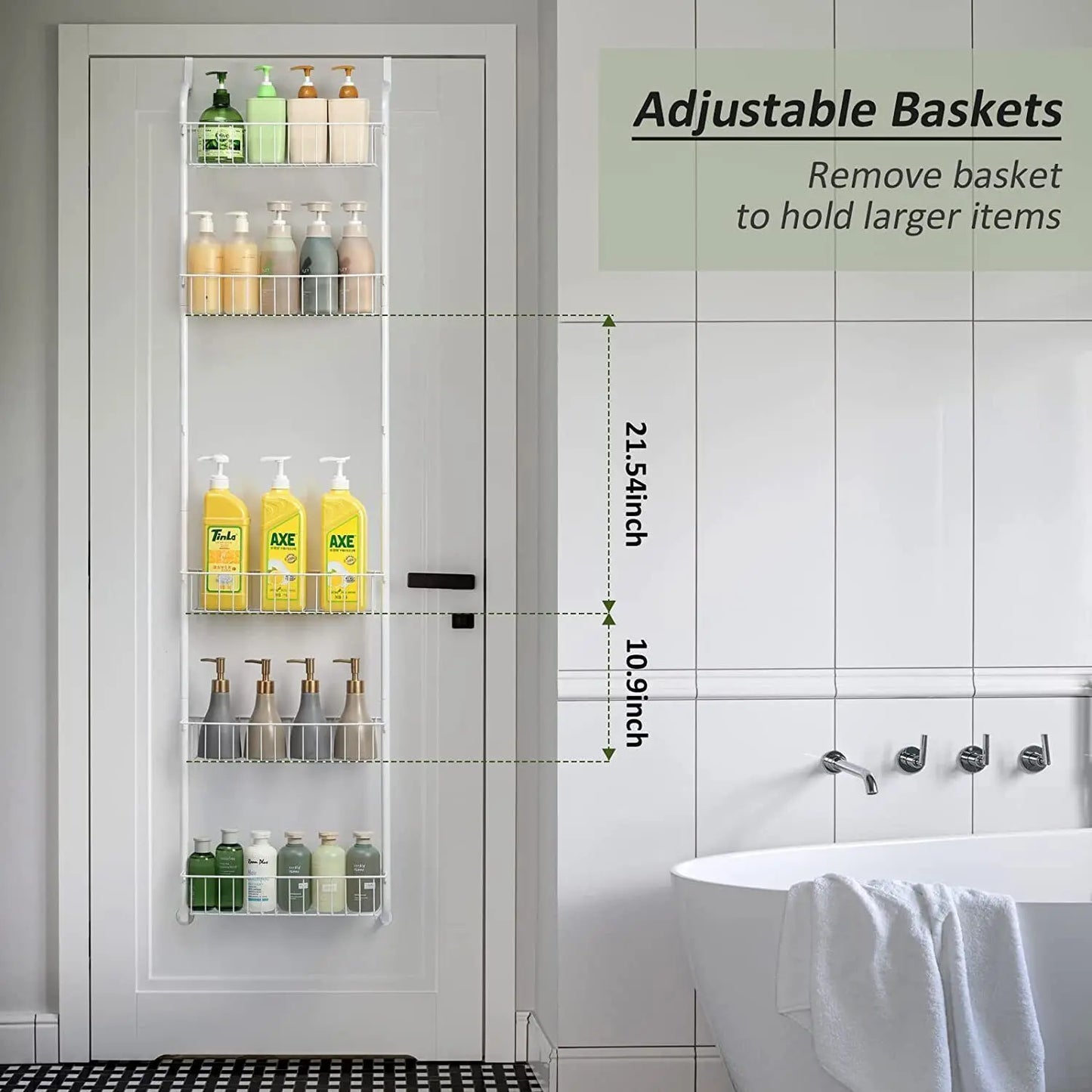 6-Tier Adjustable Pantry Organization Storage