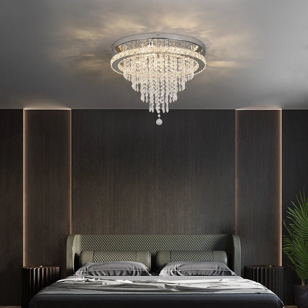 Luxury Crystal Modern LED Ceiling Chandelier