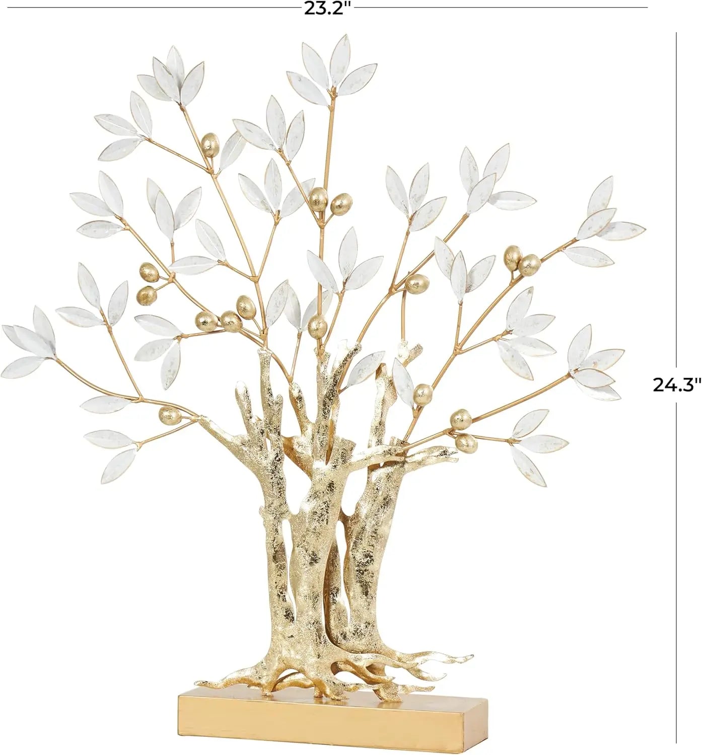 Metal Tree Decorative Sculpture