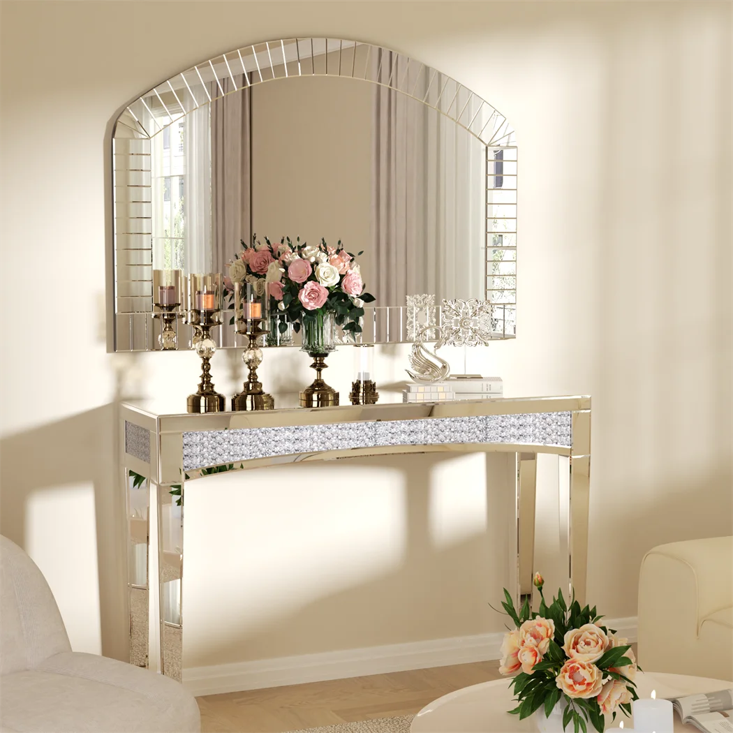 Wall Mirror with Beveled Glass Edge