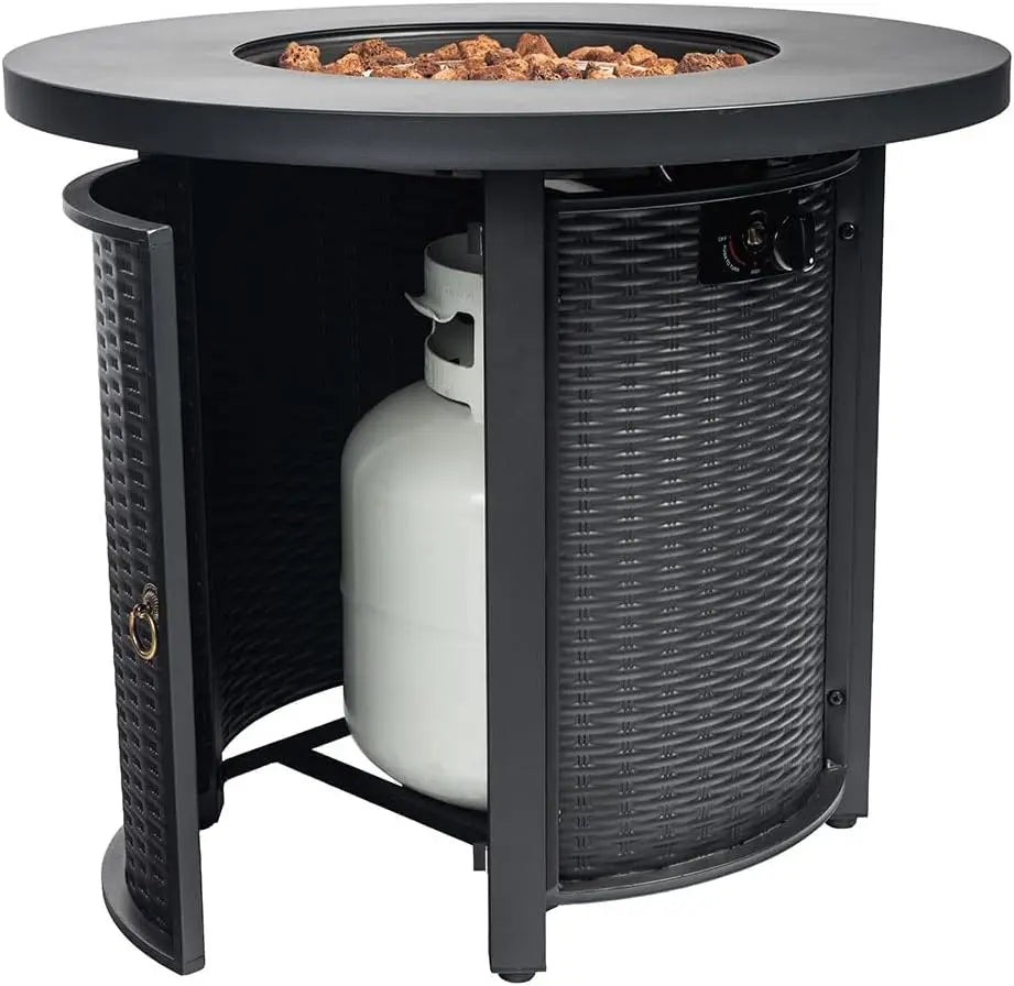 30'' Round Gas Fire Pit