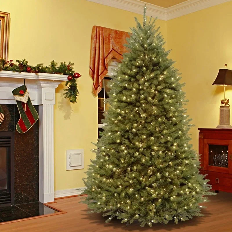 Pre-Lit Artificial Full Christmas Tree, Green