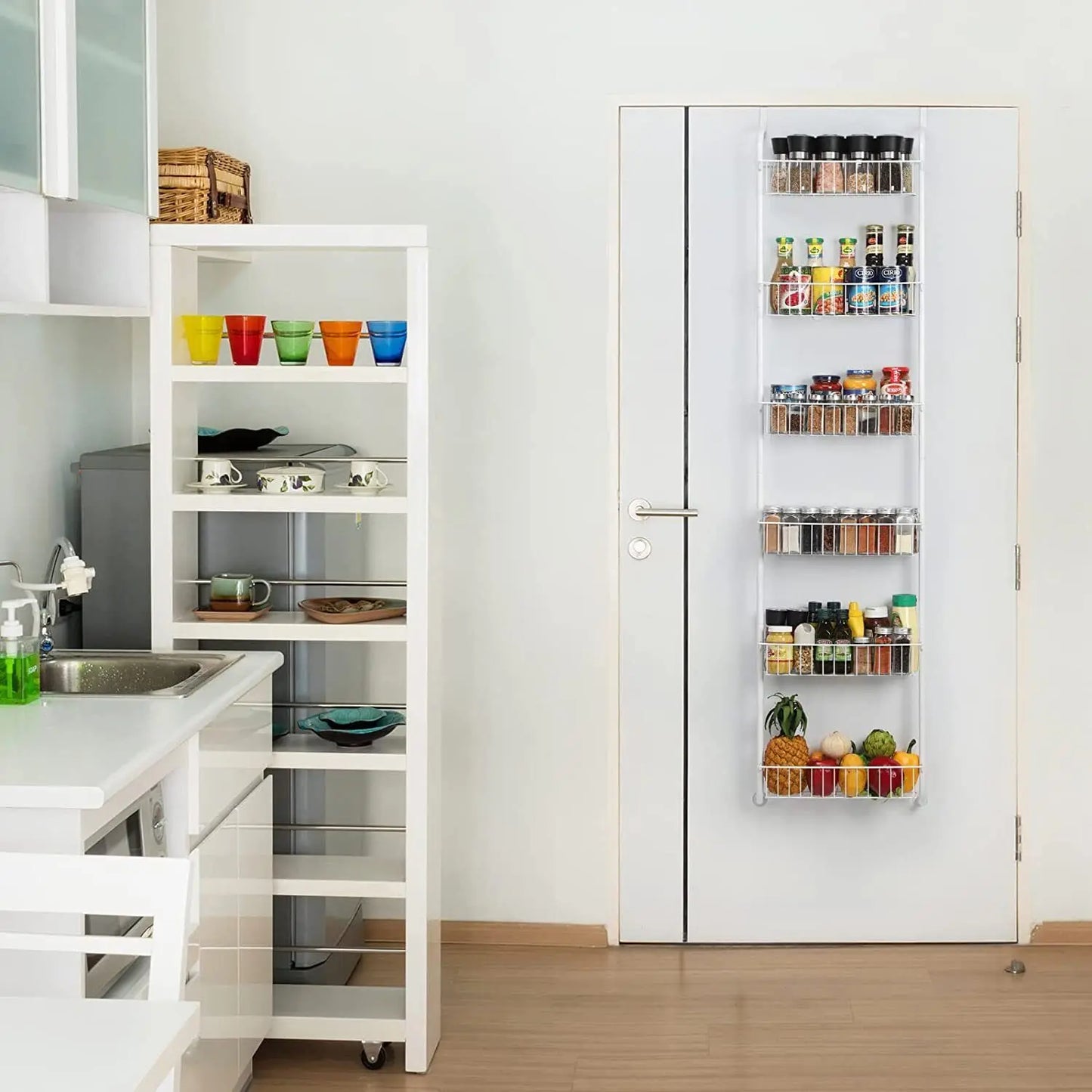 6-Tier Adjustable Pantry Organization Storage