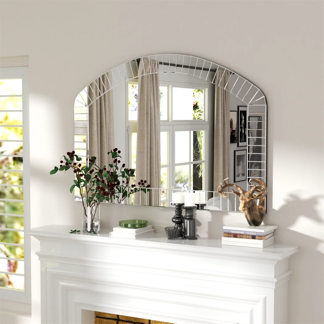 Wall Mirror with Beveled Glass Edge