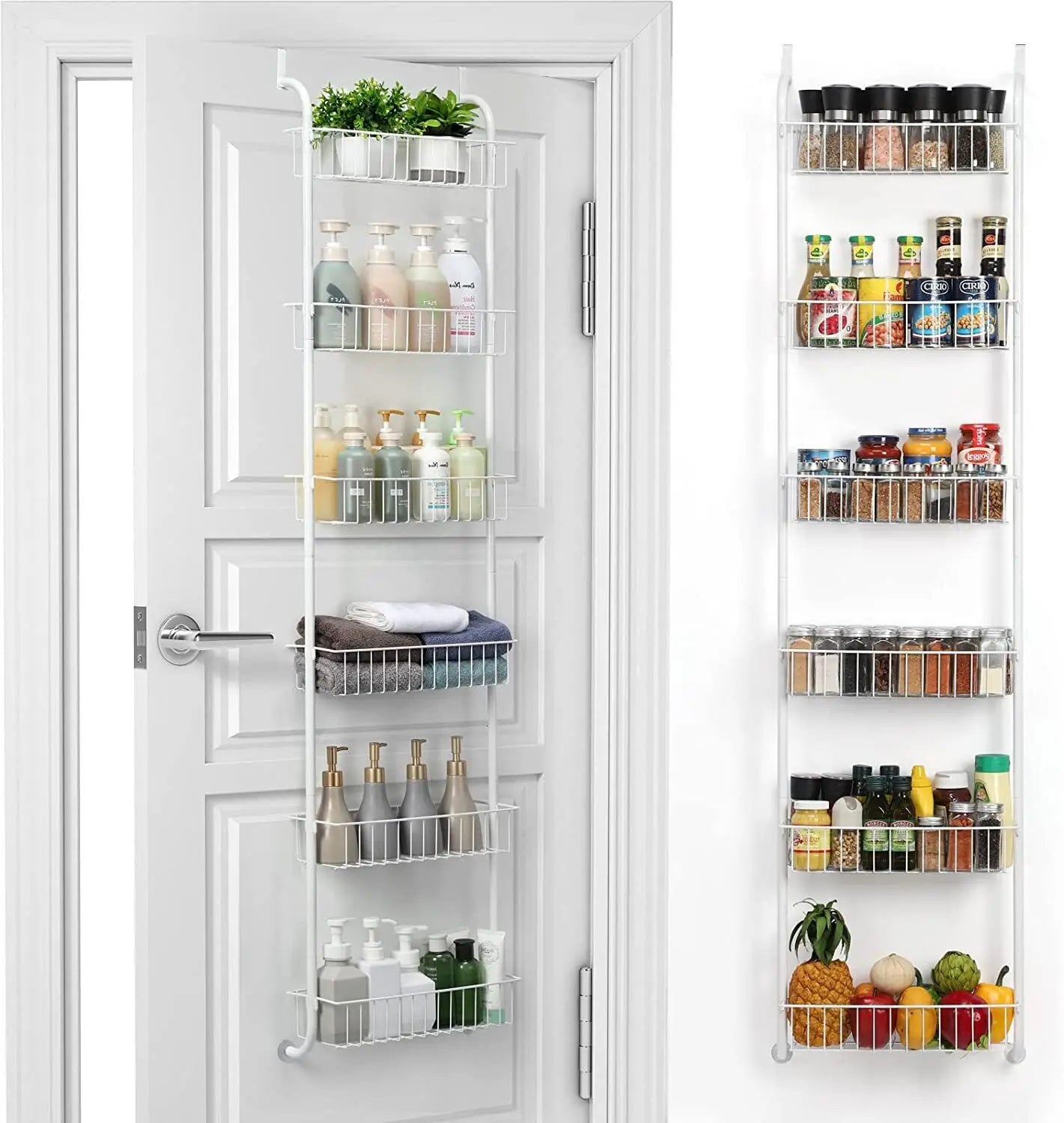 6-Tier Adjustable Pantry Organization Storage